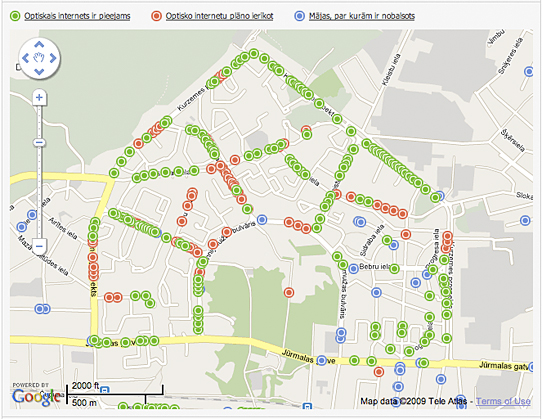 GPON Optiskais Internets Imantā