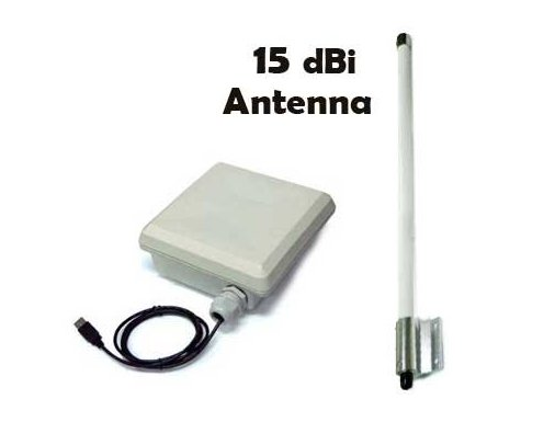 500 mW Wi-Fi pastiprinātājs ar antenu 500 mW Wi-Fi pastiprinātājs ar antenu